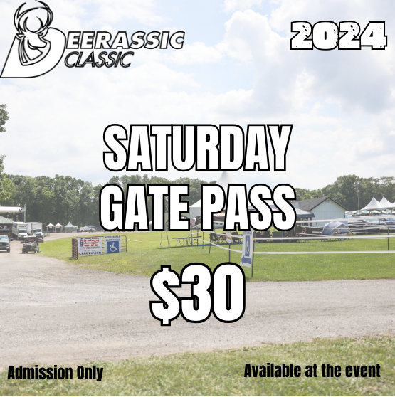 2024 Saturday Gate Pass (Admission Only) 30 Deerassic Classic Giveaway & Outdoor Expo