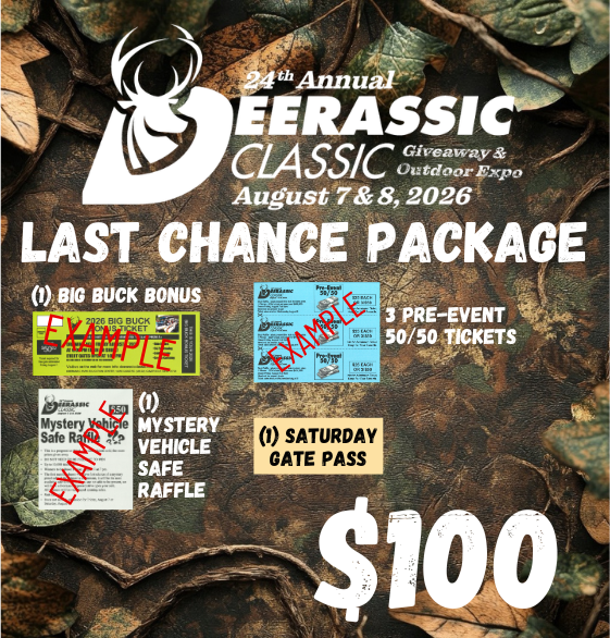 LAST CHANCE PACKAGE ($180 Value)